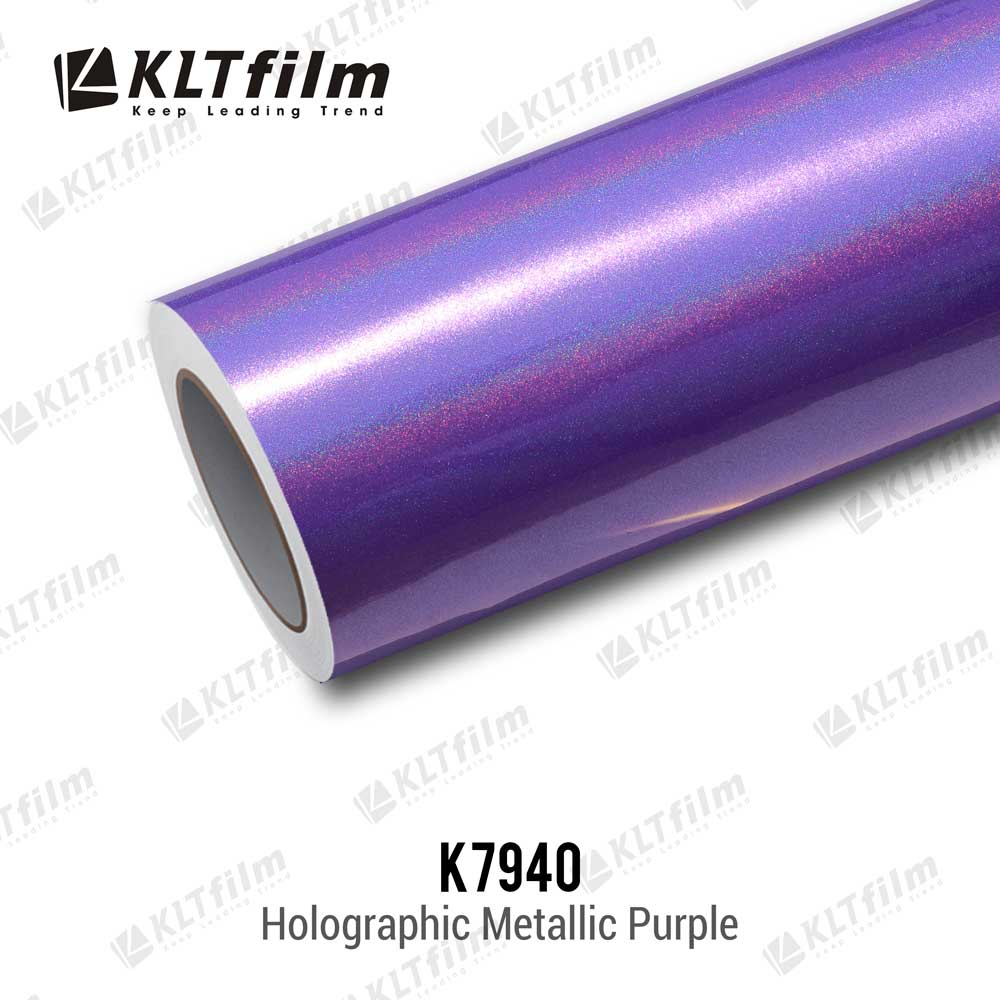Holographic Metallic Purple Vinyl