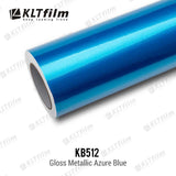 Gloss Metallic Azure Blue Vinyl