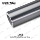 Matte Metallic Charcoal Grey Vinyl