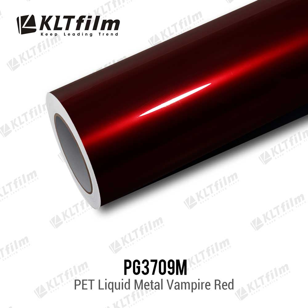 PET Liquid Metal Vampire Red Vinyl