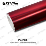 PET Ghost Chrome Romanee Red Vinyl