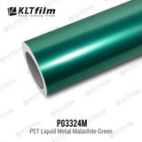 PET Liquid Metal Malachite Green Vinyl