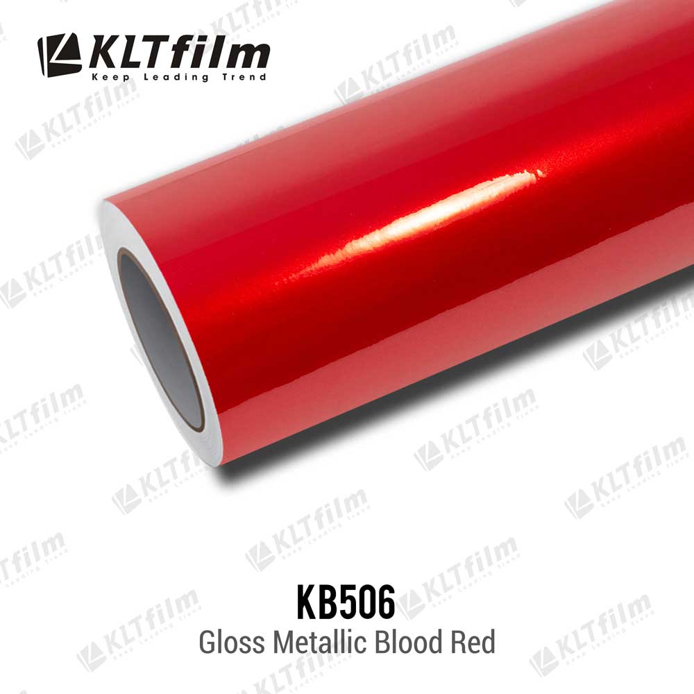 Gloss Metallic Blood Red Vinyl